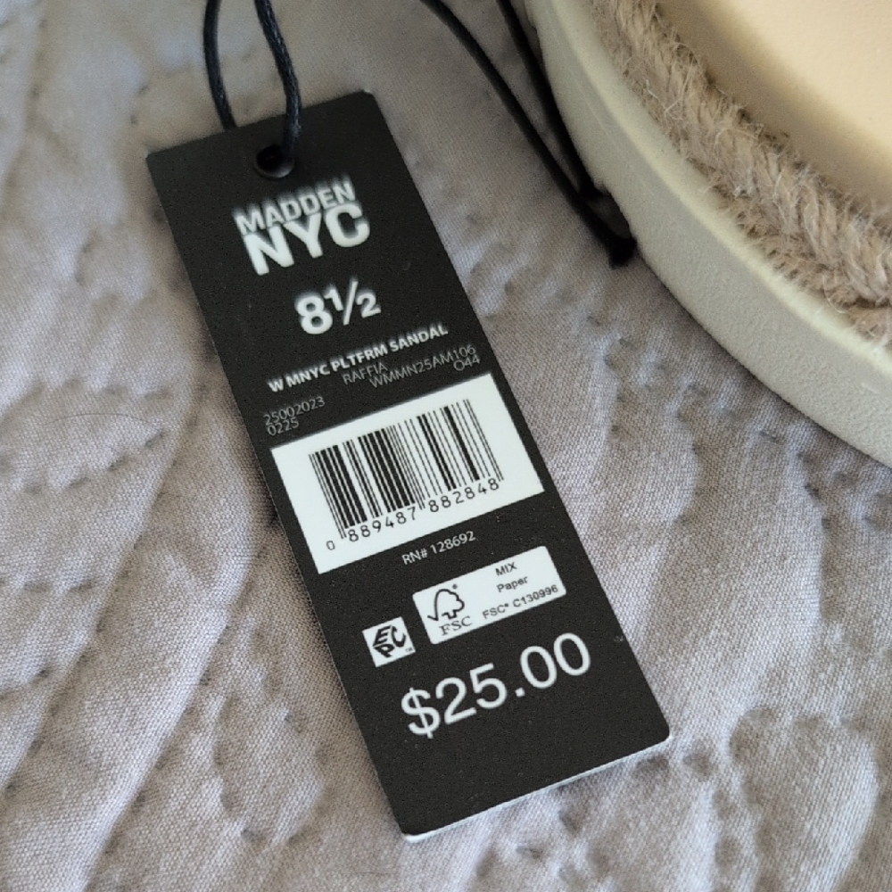 Madden NYC Women's Tan Sandals - Picture 2 of 4